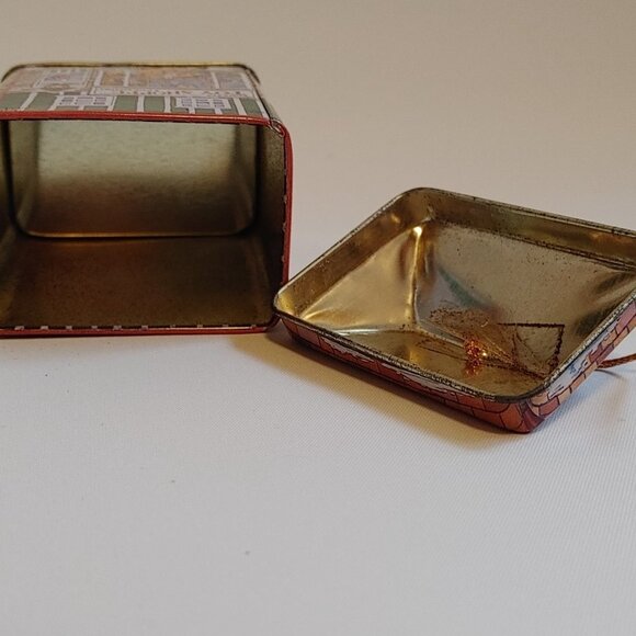 RARE The Second Cup Coffee Co. Christmas Ornament Tin Tea Container Ornament - Picture 5 of 6